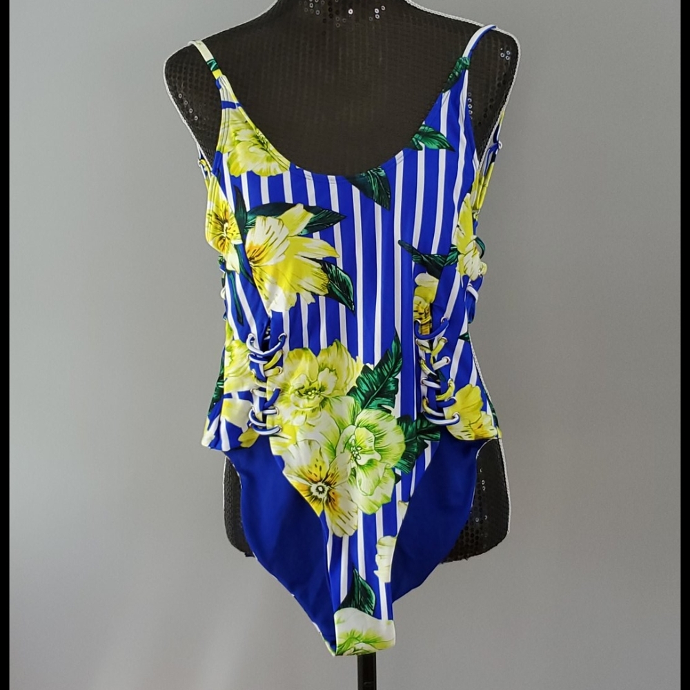 TiniBikini Swimwear One Piece with Cutouts NWT